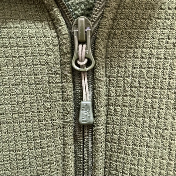 The North Face Vintage Windstopper Full Zip Fleece Size Medium Green Jacket - Picture 7 of 15